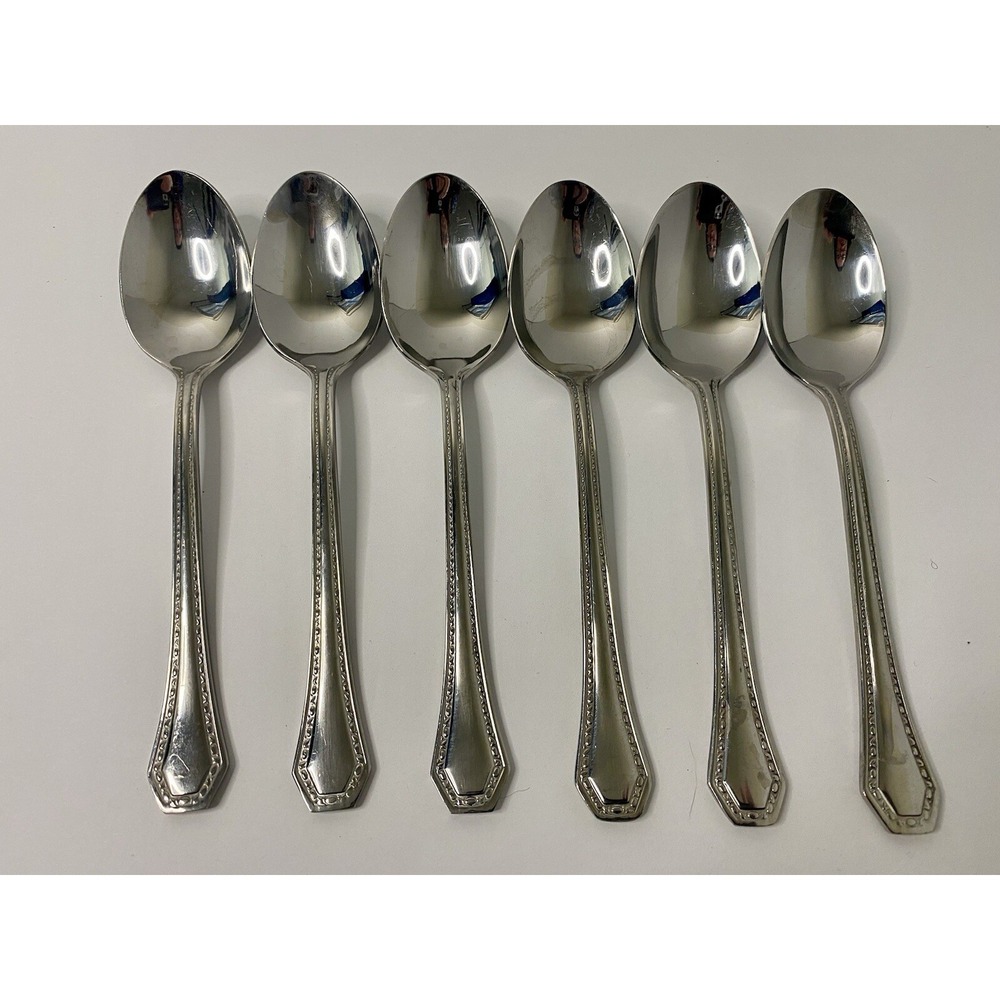 Reed & Barton COPLEY 6 Teaspoons Stainless Steel Flatware Replacements
